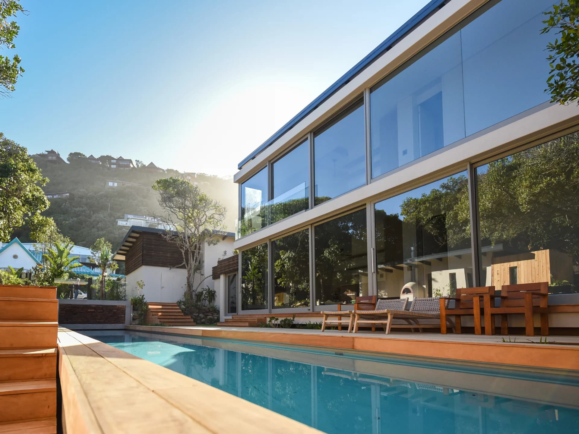 Modern glass architecture